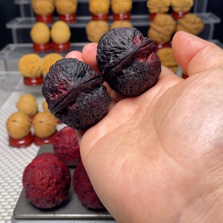 文玩核桃把件9降龙罗汉