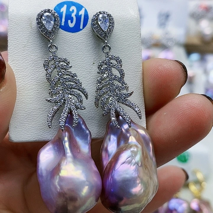 颈饰银S925镶嵌淡水珍珠