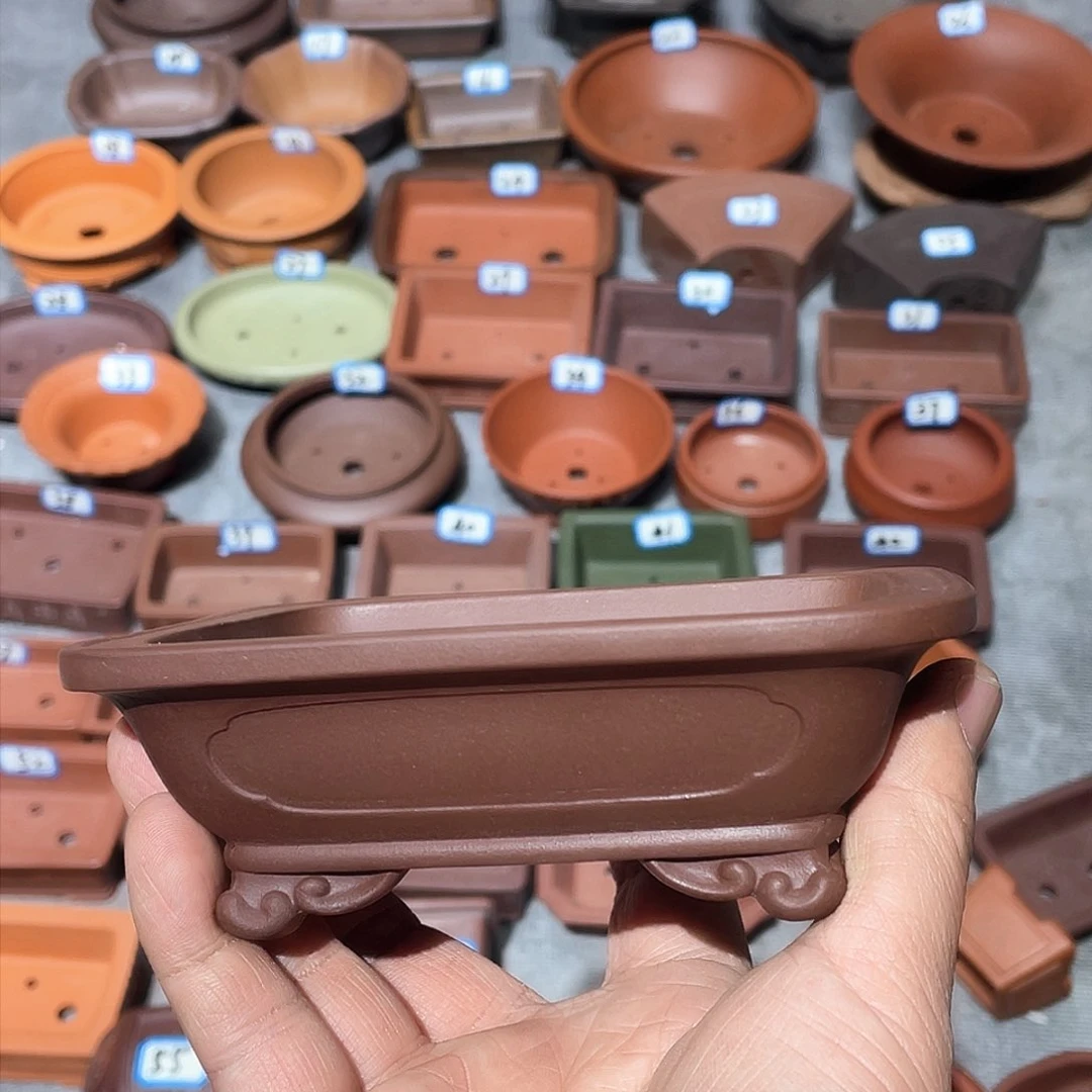 紫砂紫砂小盆11*9*3