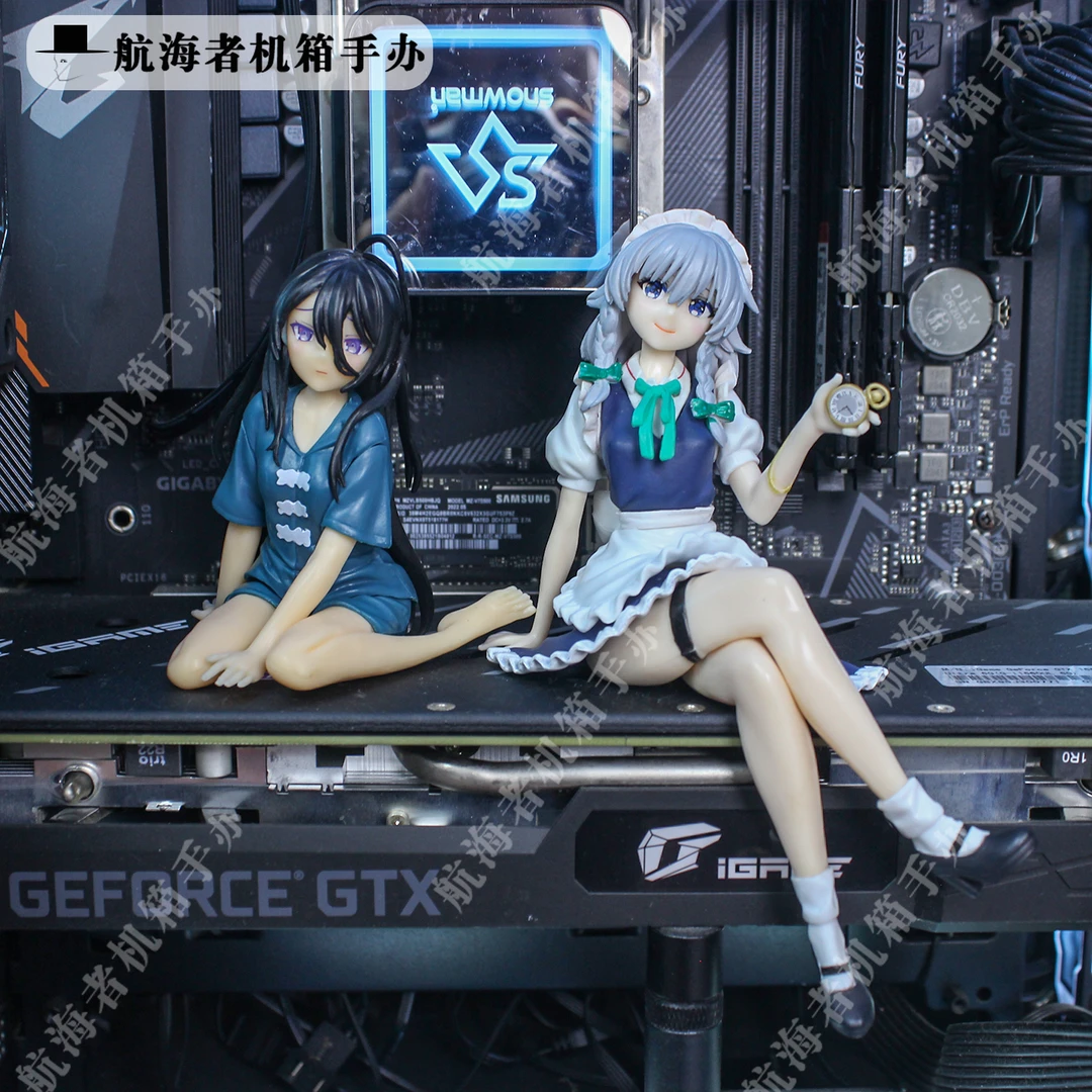 二次元动漫东方Project女仆十六夜咲夜手办无职转生机箱摆件景品