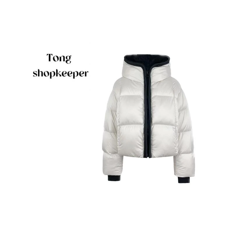 QJ/彤掌柜1681209 冬季24防寒保暖简约面包服连帽羽绒服