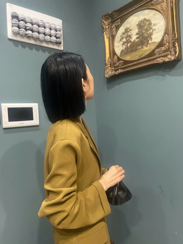 法式高级感斜纹西装外套女