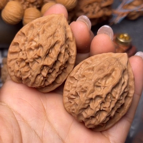 把件文玩核桃梦幻皮质小众