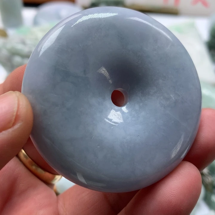 翡翠未镶嵌颈饰保真天然a货翡翠