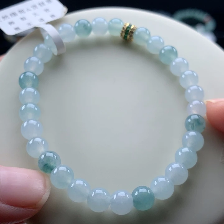 未镶嵌手串翡翠卡6
