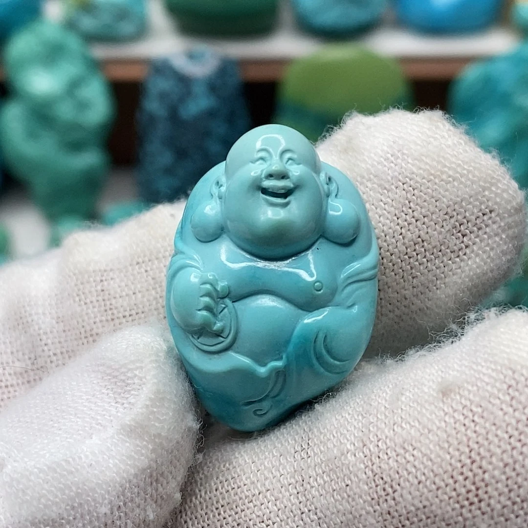 未镶嵌绿松石天然原矿 地大质检 抖音基地 顺丰发货