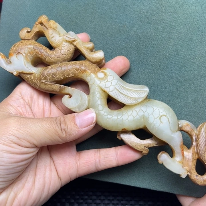 和田玉把件未镶嵌空***修