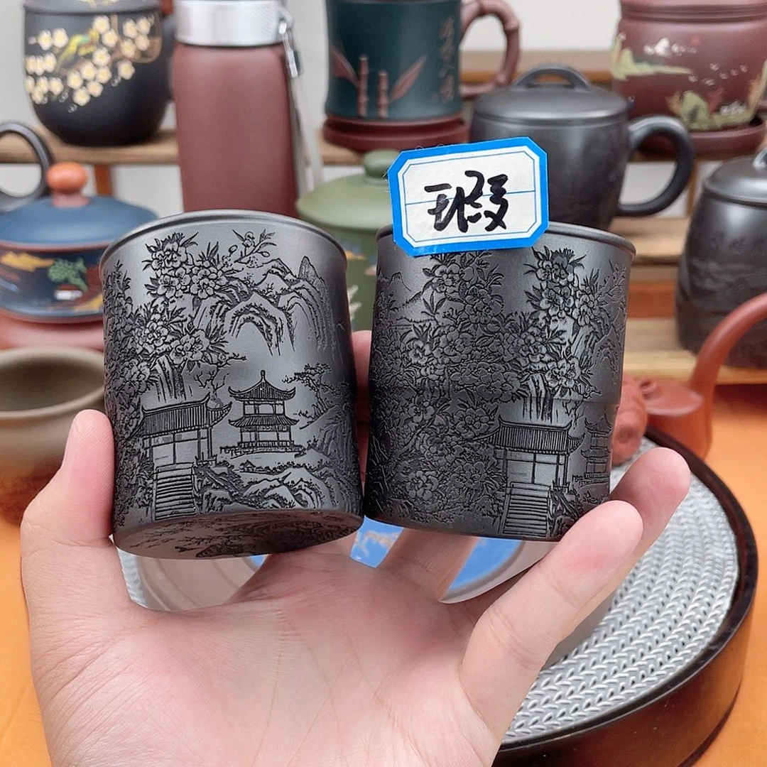 茶杯紫砂高档紫砂茶具套装