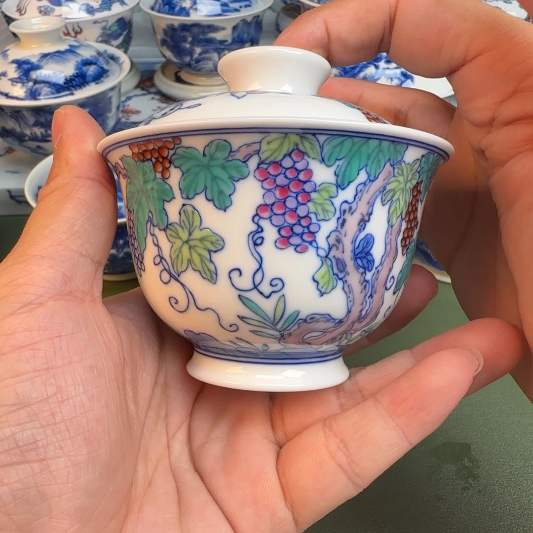 纯手工纯手绘茶具95