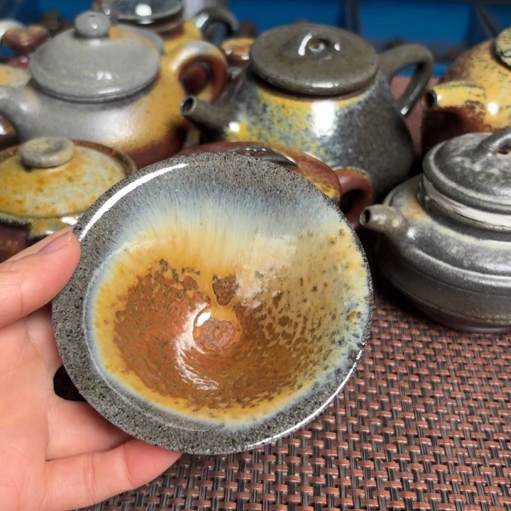 茶壶紫砂炫彩斗笠130 C