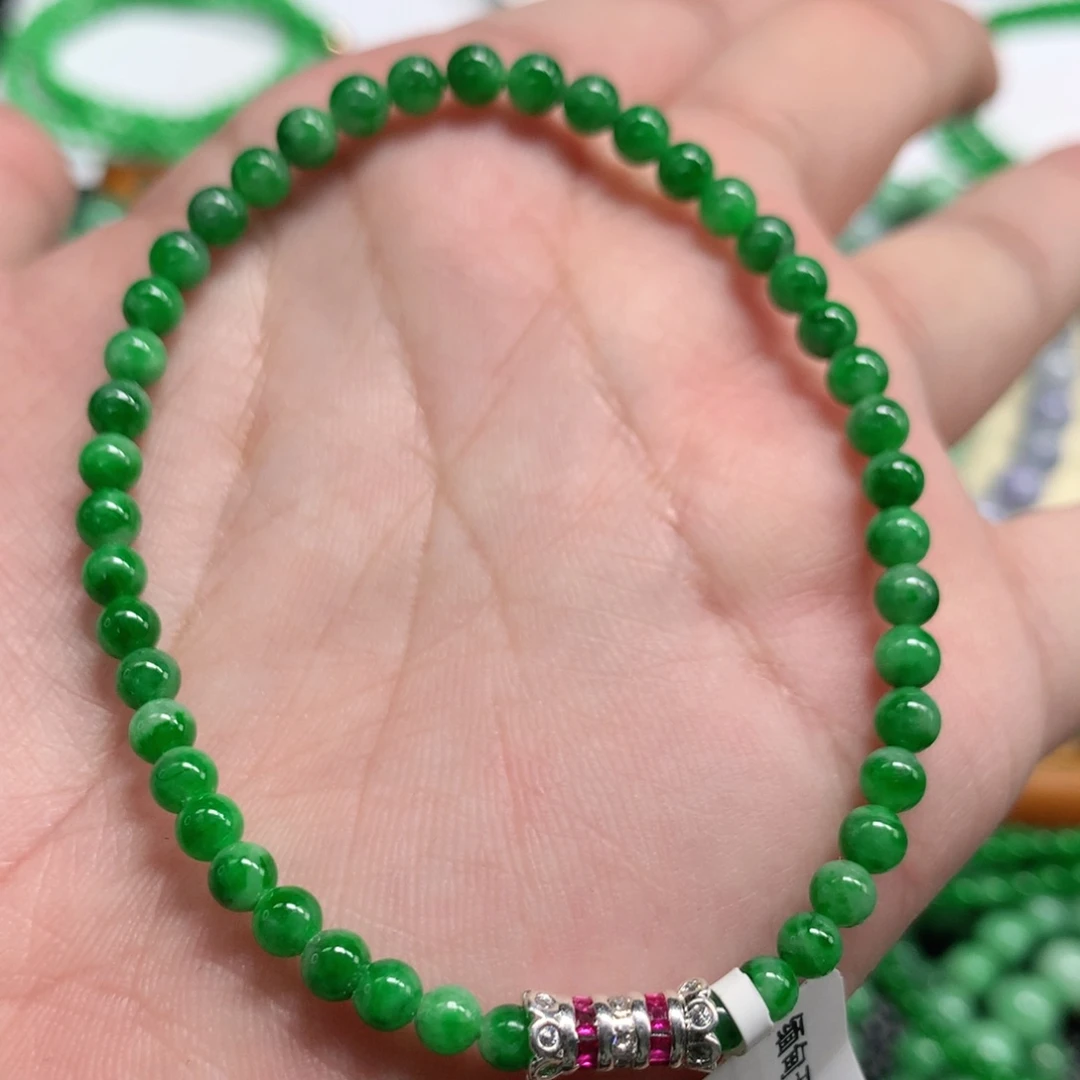 未镶嵌手链翡翠翡翠