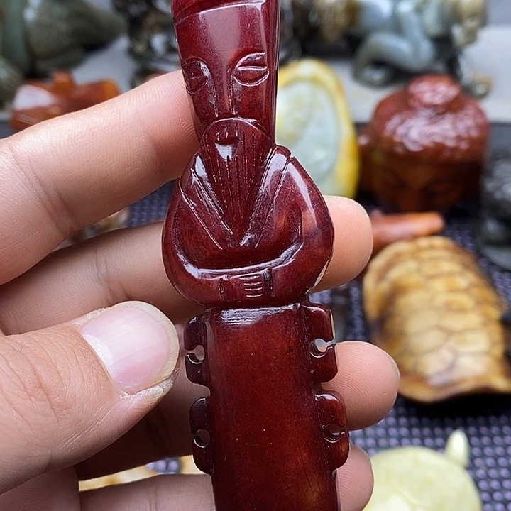 未镶嵌蛇纹石玉颈饰