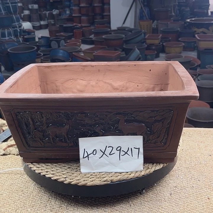 紫砂花盆陶瓷花盆