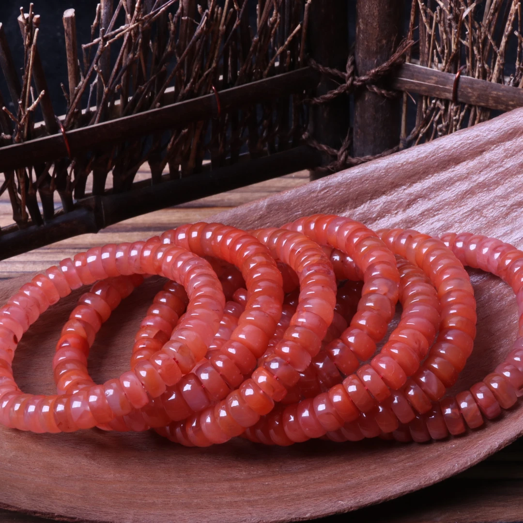 保山杨柳南红玛瑙9mm左右直切一条n850（多样性发其一）