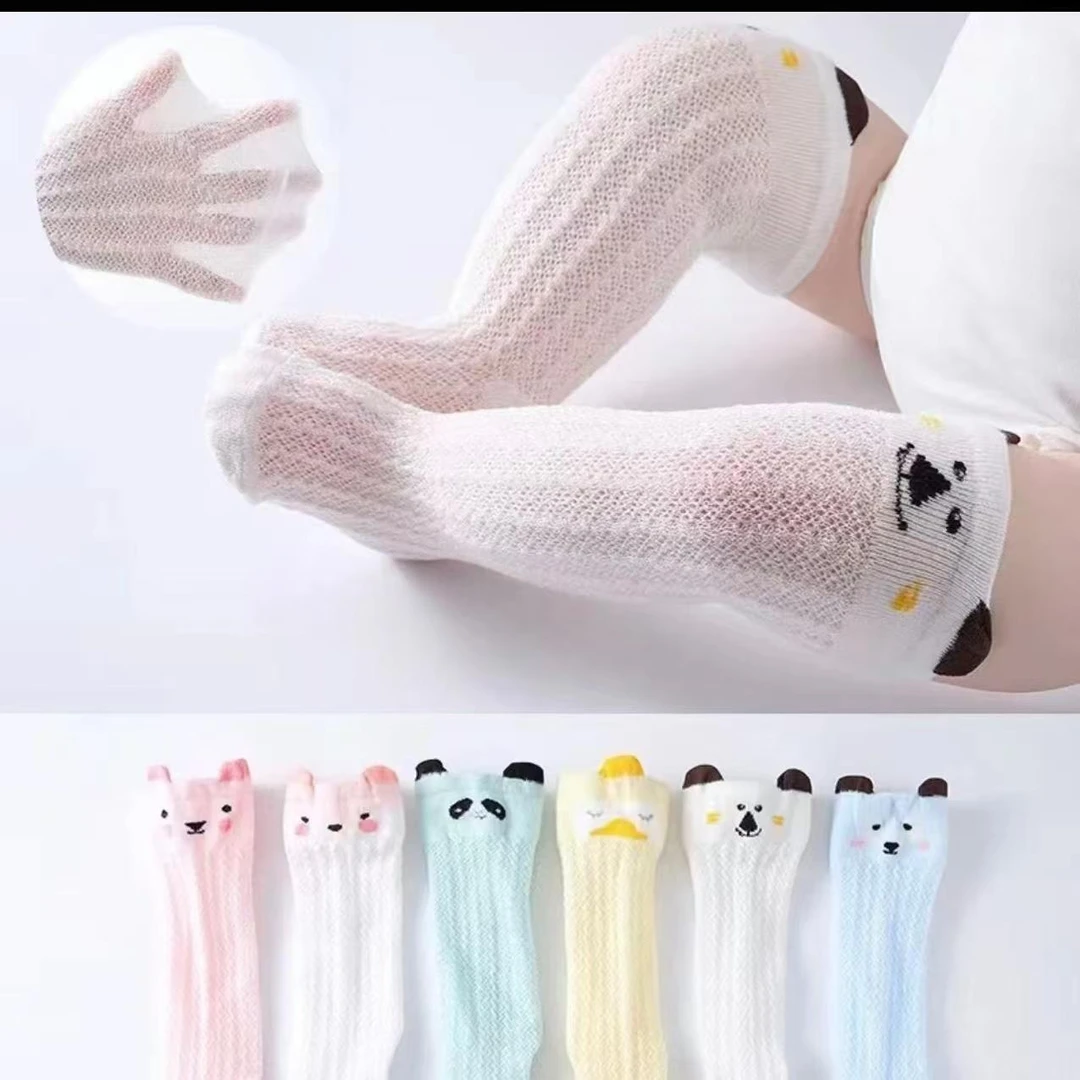 婴儿袜子夏季薄款防蚊袜婴幼儿新生儿网眼长筒宝宝袜子春夏长筒袜