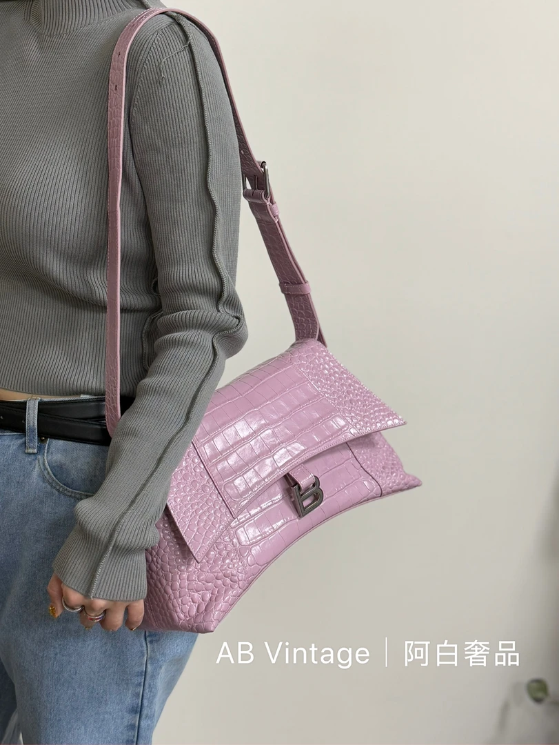 95新 Balenciaga/巴黎世家 阿白奢品/巴黎世家 downtown 单肩包