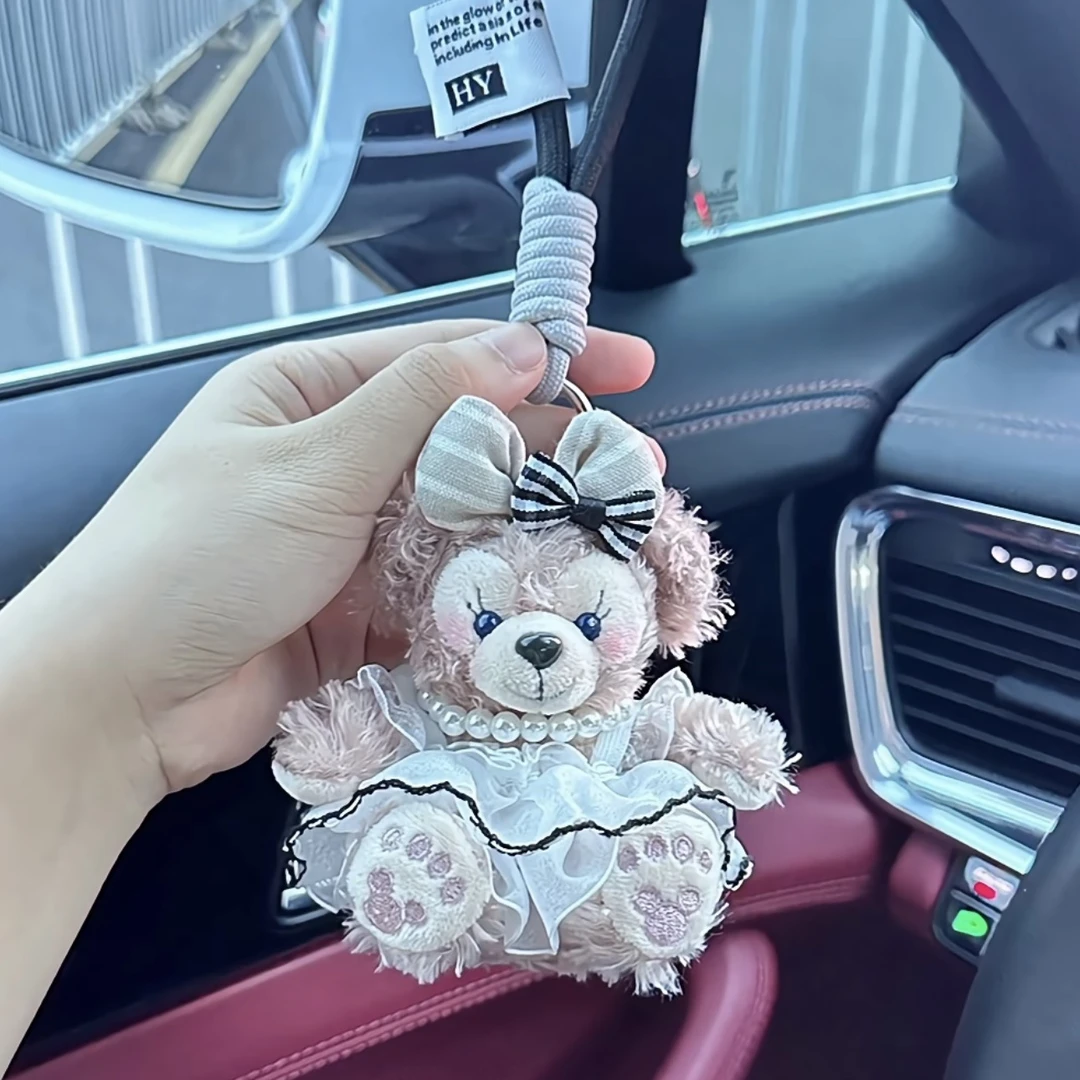 可爱芭比甜脸玫玫包包挂饰卡通毛绒玩偶小熊钥匙扣挂件创意礼物