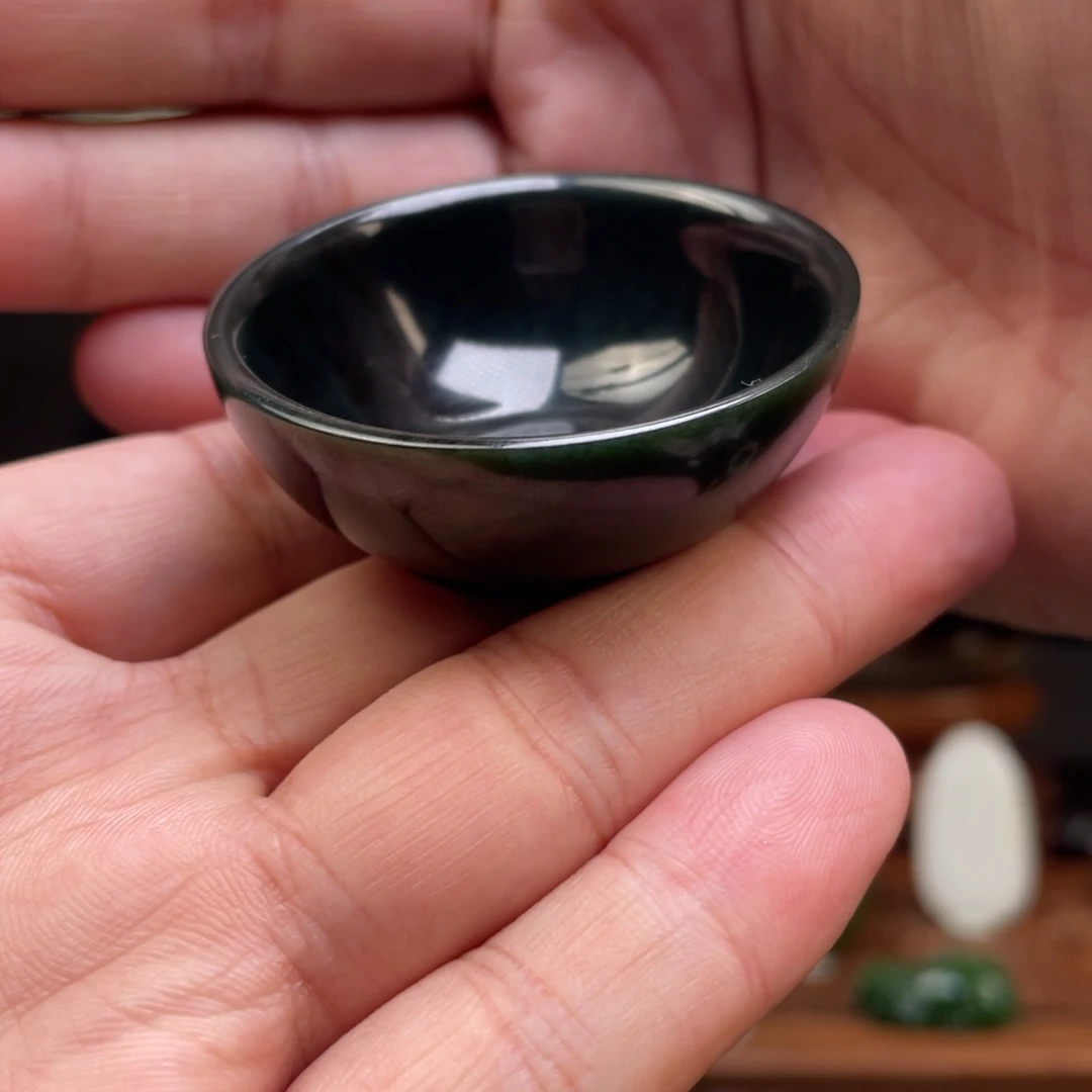 未镶嵌和田玉挂件和田玉茶杯未镶嵌