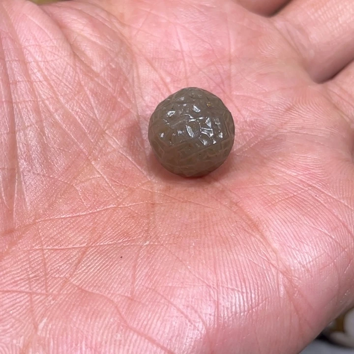 琉璃手工艺品血脉毛线团