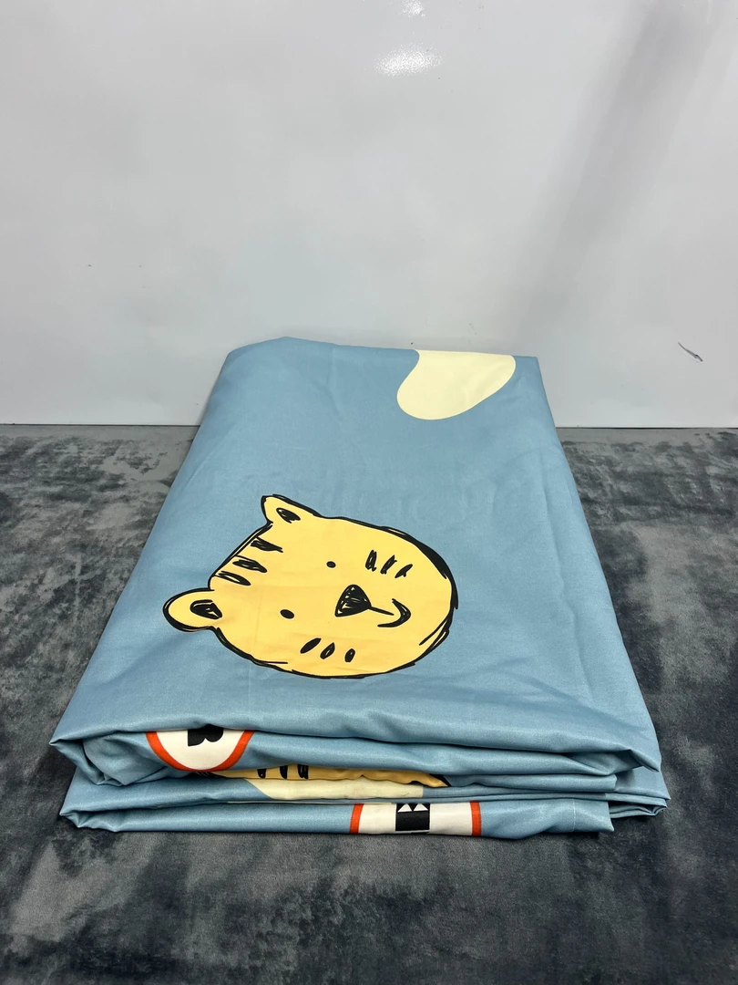 蓝色老虎超细莫代尔被套200*230cm春夏双人被罩
