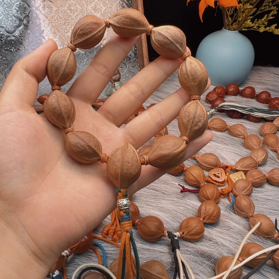 手串橄榄核梅林铁核19×27素串鲨鱼背