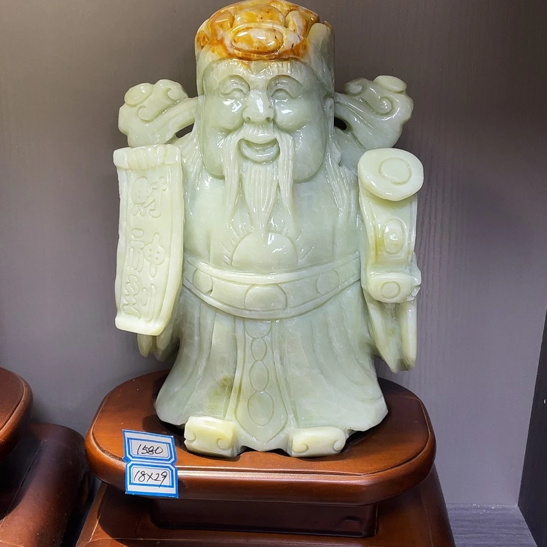 蛇纹石玉（覆膜）未镶嵌珠宝奇石
