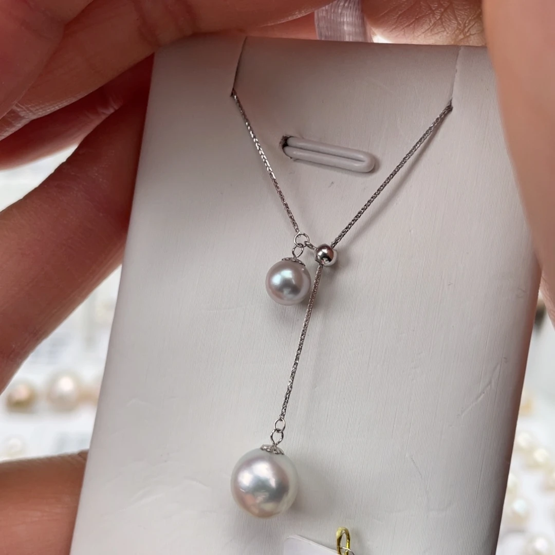 海水珍珠颈饰18K金镶嵌