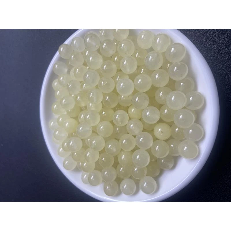 天然和田玉散珠   蜂蜜水1351--卡8MM -- 25颗（赠弹力绳）