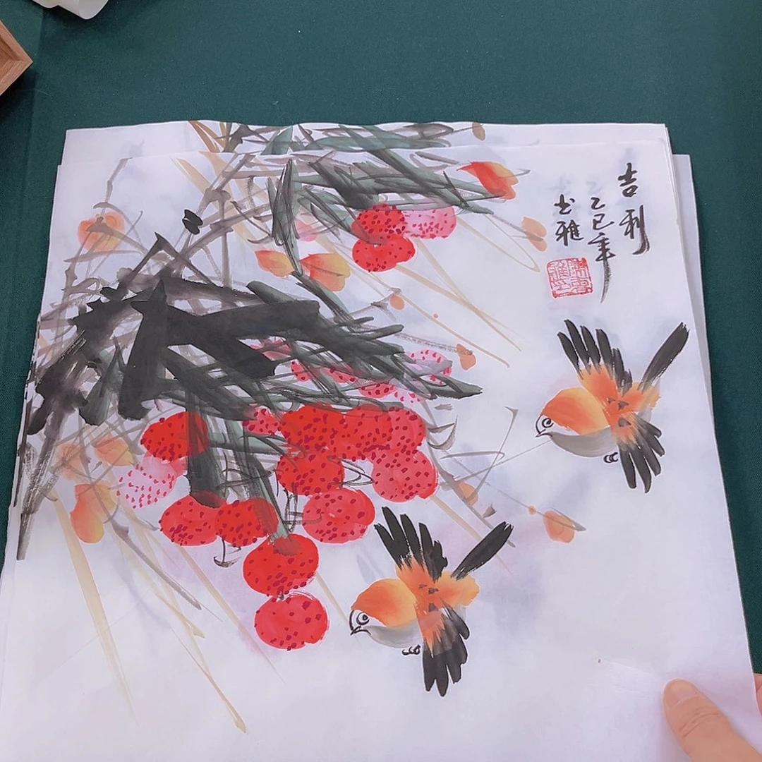 国画宣纸国画纯手绘作品