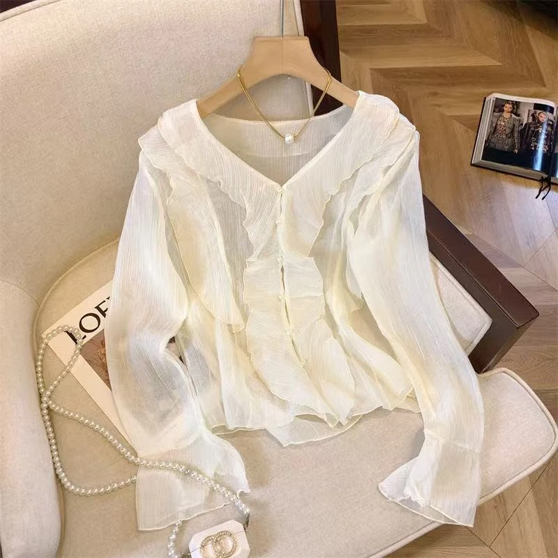 1001||1200上衣仙女气质设计感