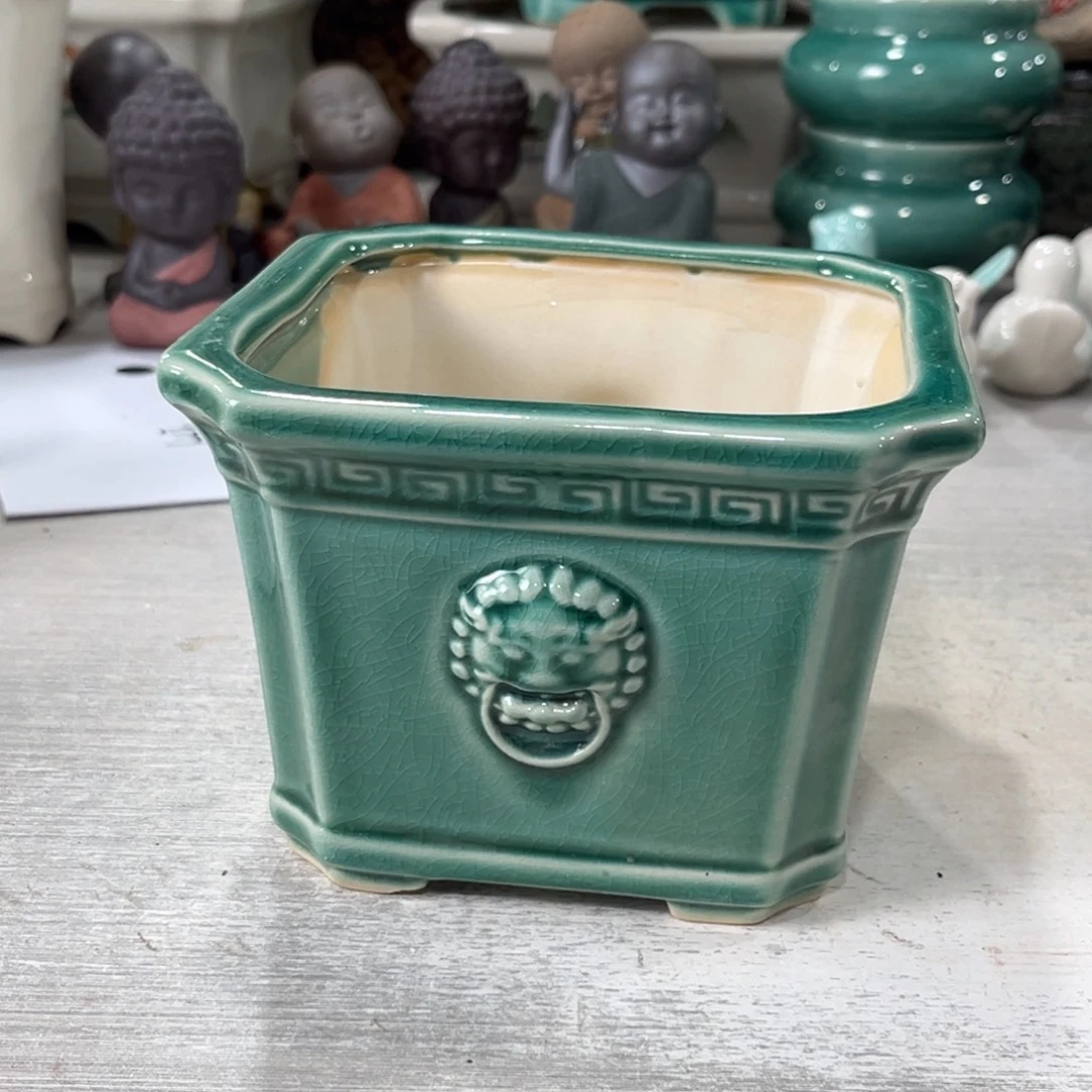 陶瓷绿植多肉微瑕花盆口径13*9.5