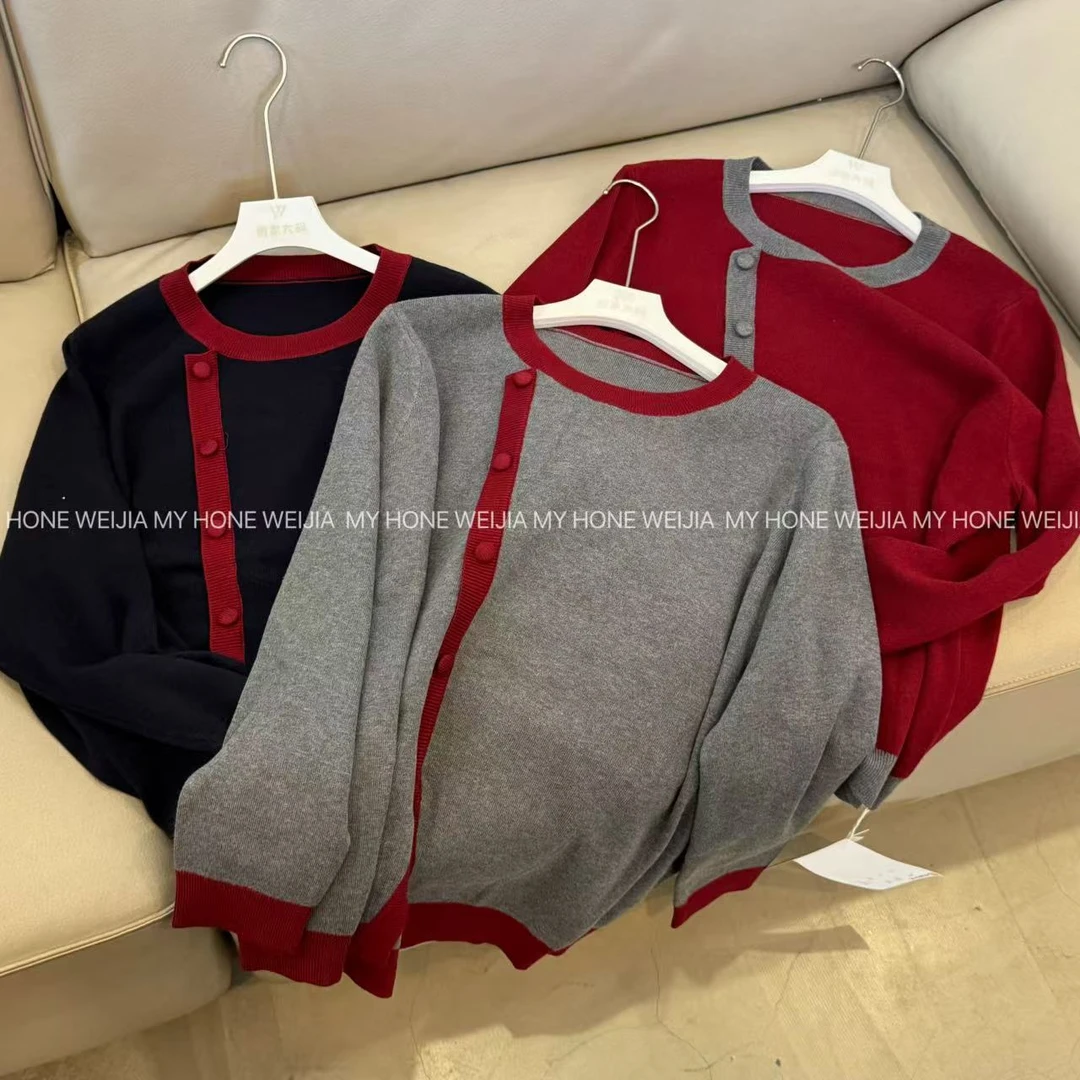 【WJ】春款 石 5005 三色针织上衣（均码）