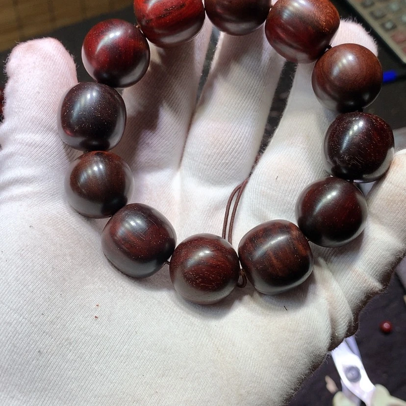 【闪购商品】小叶紫檀手串/手链L****72.0老型➕圆珠