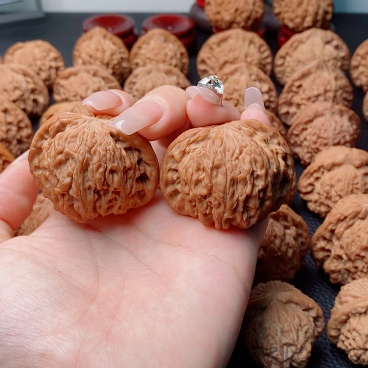 文玩核桃把件磨盘45