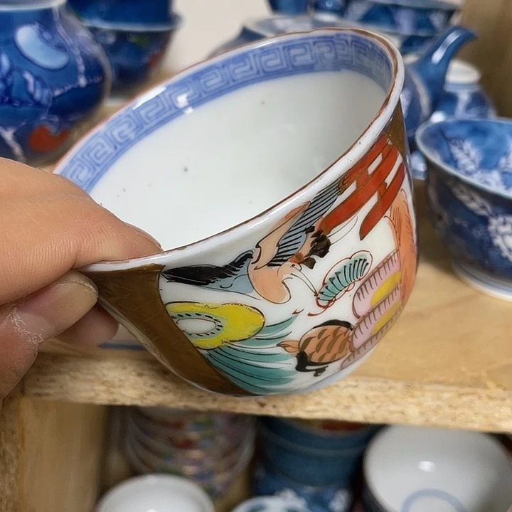 瓷片025 一人直播，看品直播间说序号