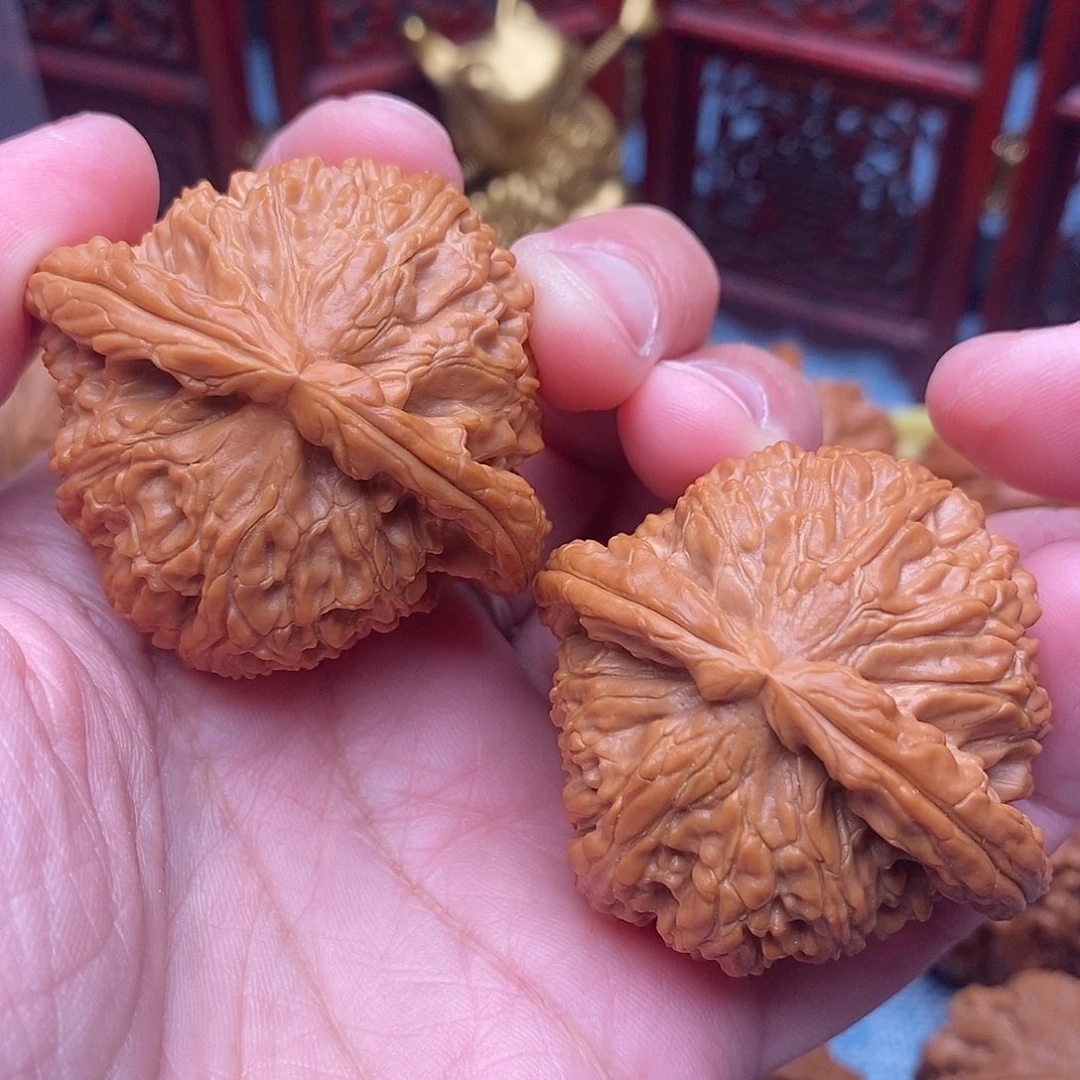 把件文玩核桃毕业全品绝配白狮子45尺