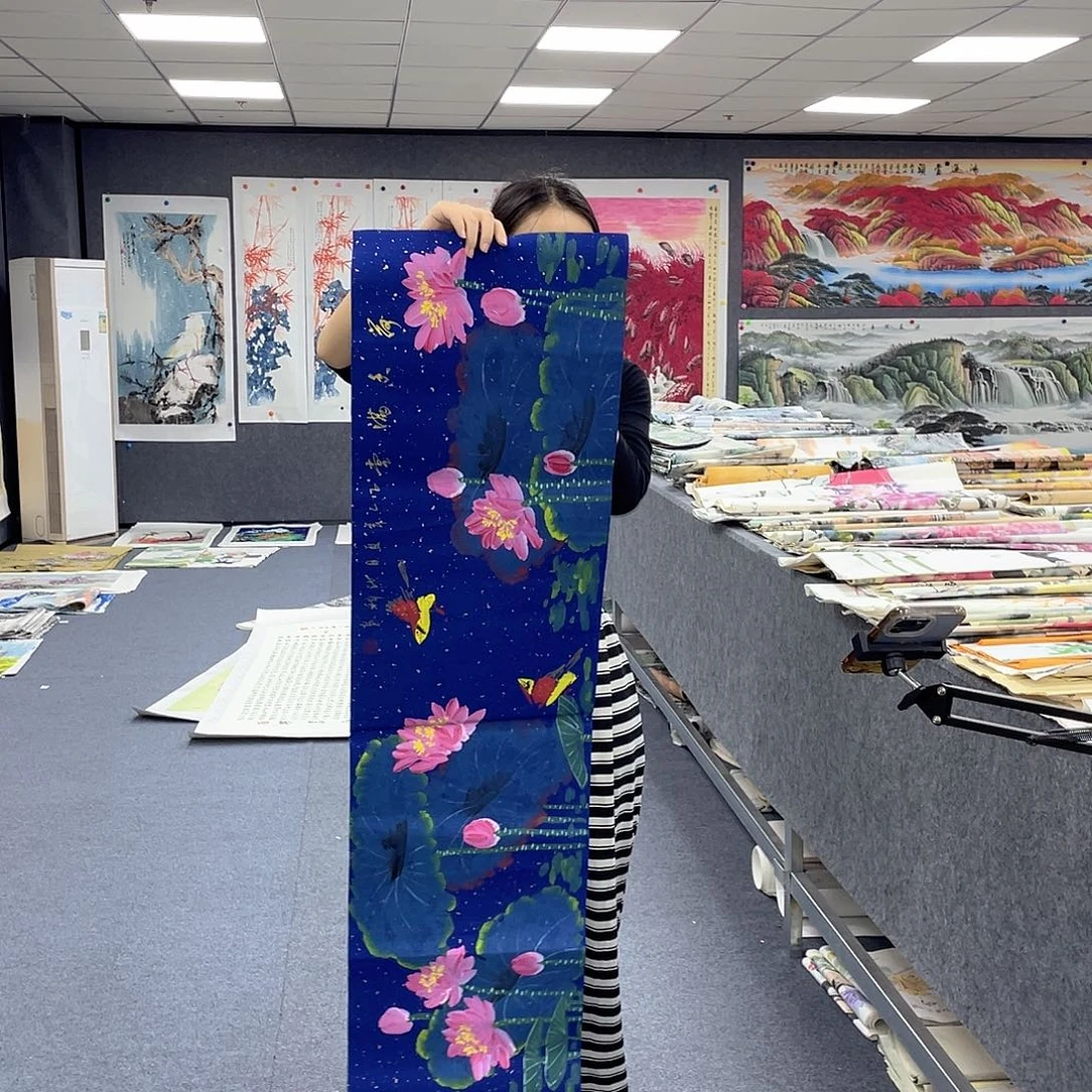 国画作品小姐姐放漏…