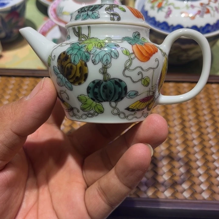 纯手绘精品盖碗杯
