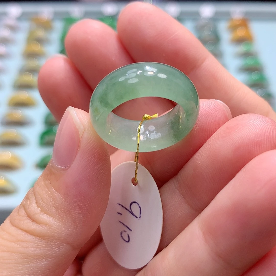 未镶嵌戒指翡翠910圈