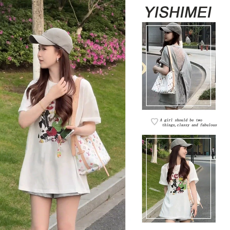 今年流行夏季一整套2025年新款韩系减龄百搭设计感上衣短裤两件套