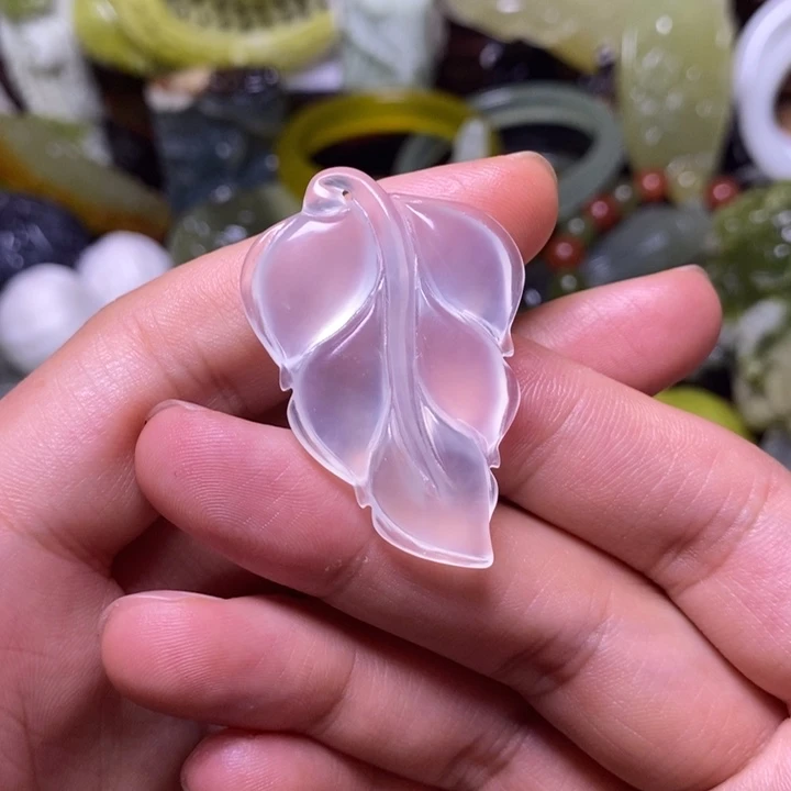 岫玉未镶嵌岫玉颈饰