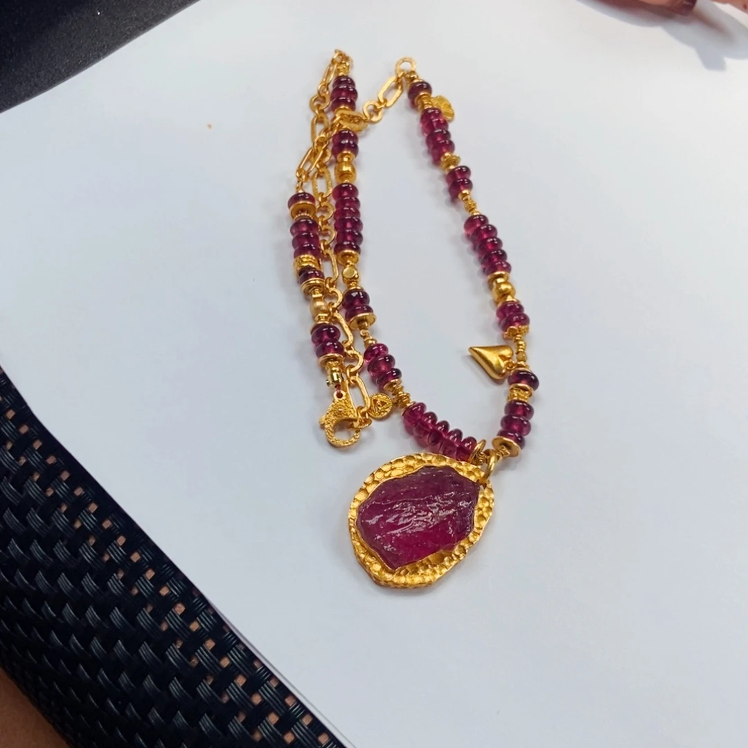 碧玺项链未镶嵌碧玺项链