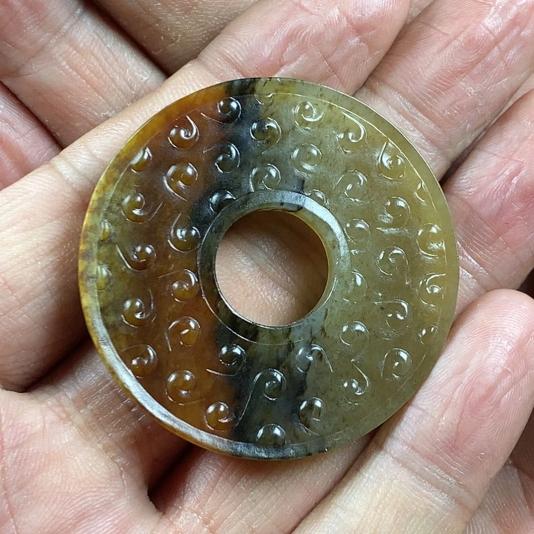 和田玉（糖玉）挂件未镶嵌勇**势