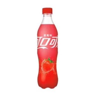 可口可乐草莓味汽水500ml