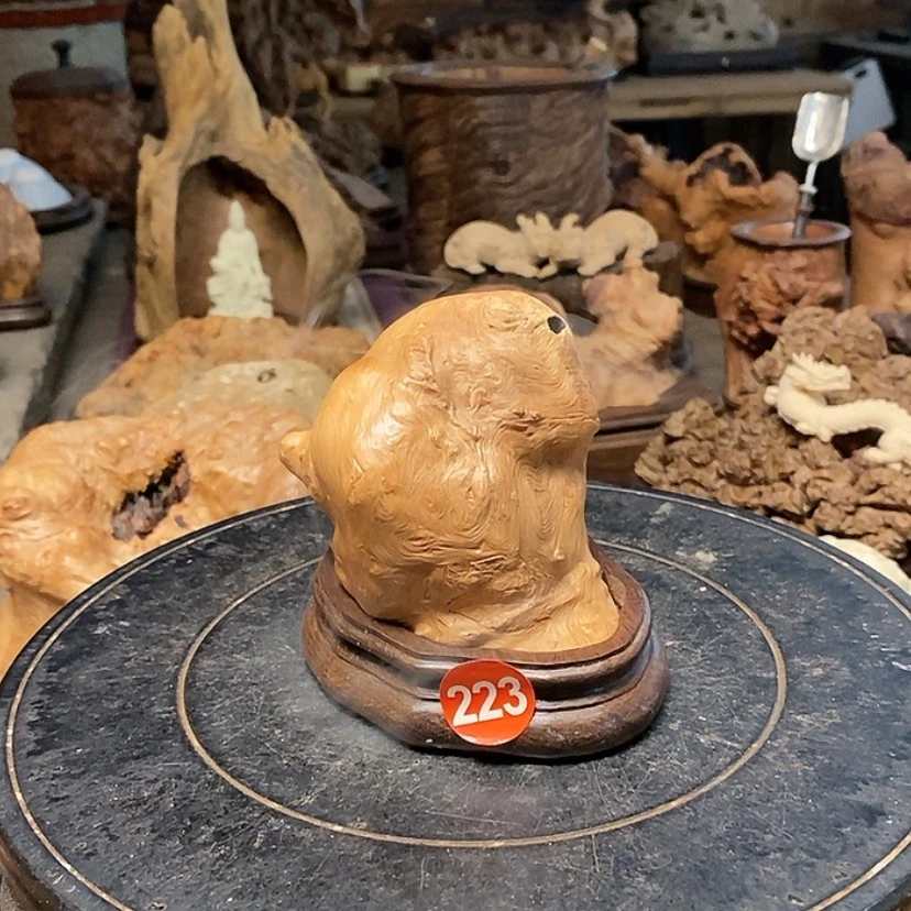 【闪购商品】寂***茶223号荔枝木香炉工艺