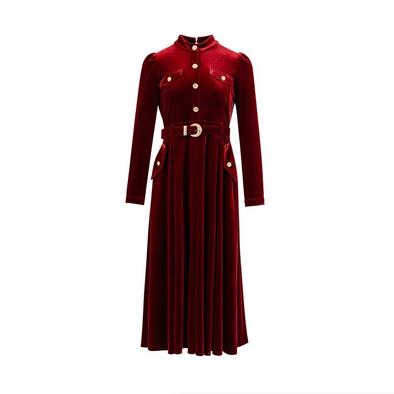 【直播专享】商场同款新品冬季连衣裙N1912A44585