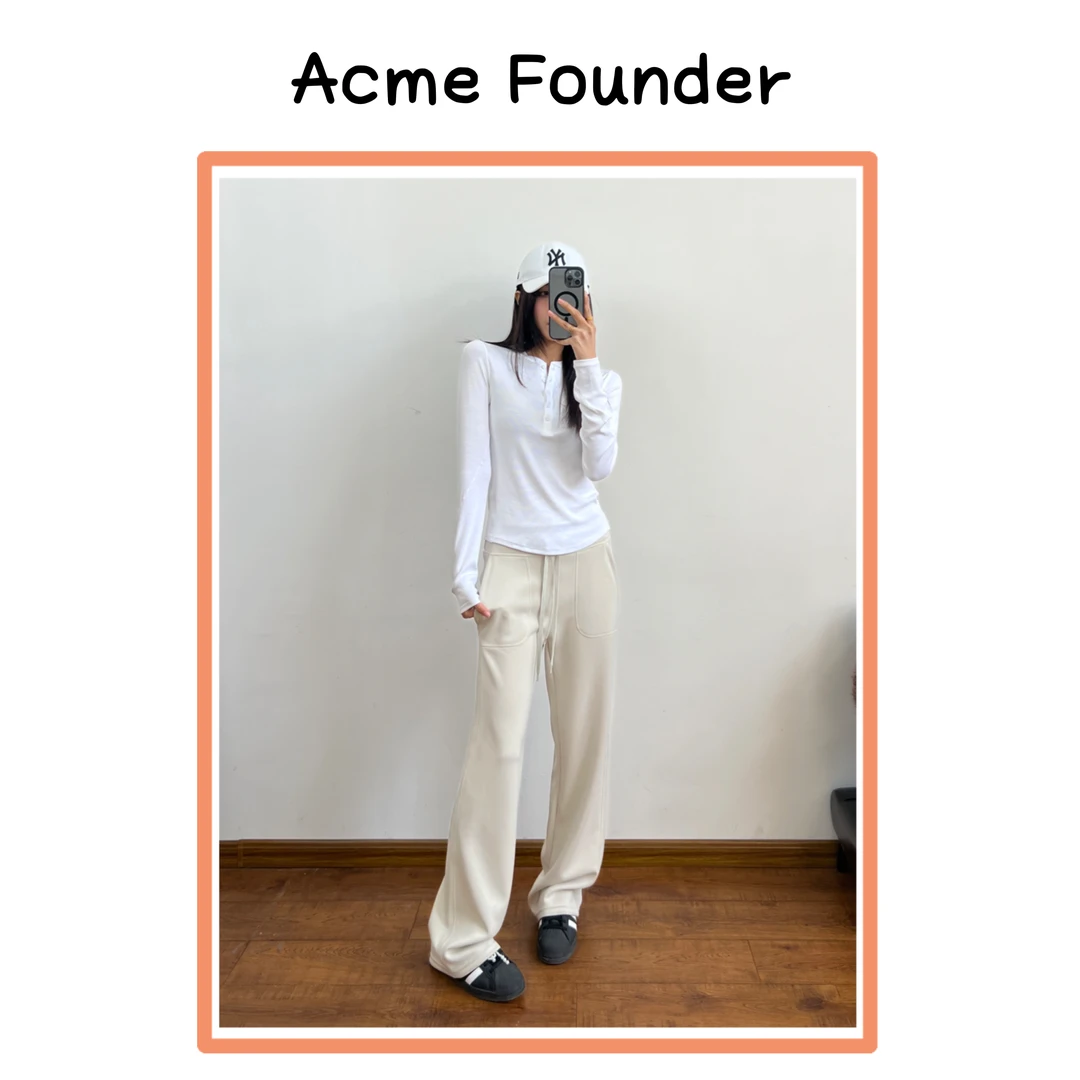 Acme Founder | 三色高腰运动休闲长裤女