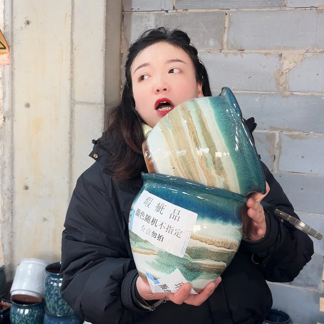 瑕疵两个高18/20红陶