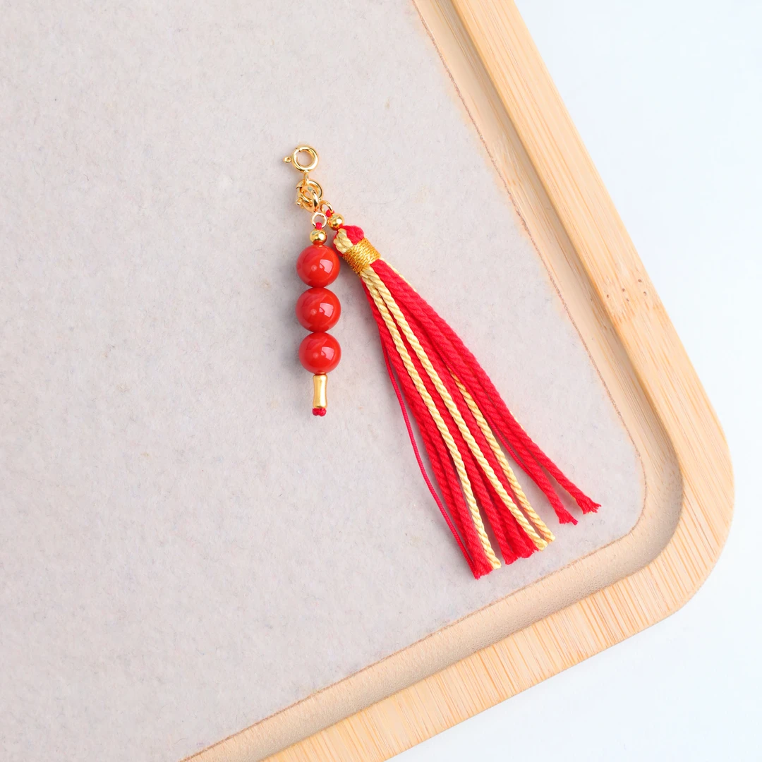 【琪琪珠宝】精美天然南红提溜