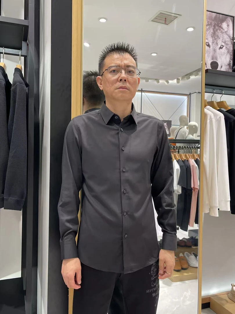 Septwolves/七匹狼24年春秋宠粉款行政衬衫（1428）